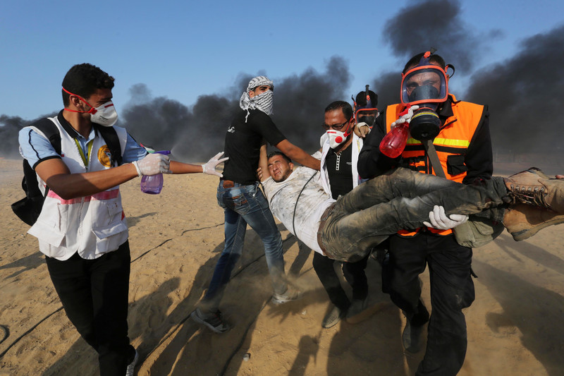 Drie demonstranten vermoord, waaronder een kind en 211 gewonden bij de vrijdagdemonstraties in Gaza.