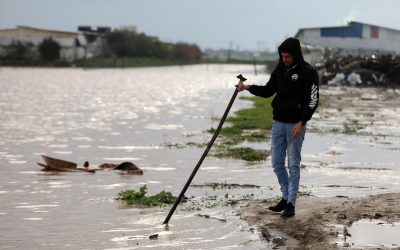 Zet Israël de boerderijen in Gaza onder water?