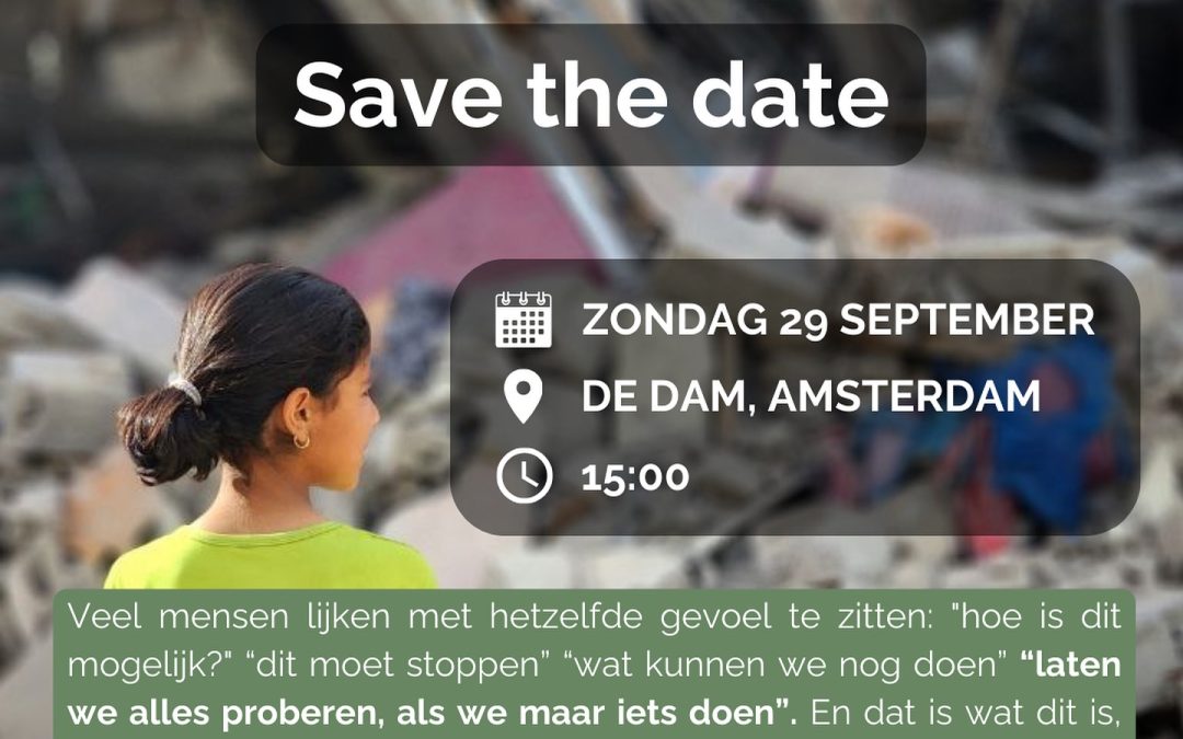 oproep Landelijk protest op 29 september